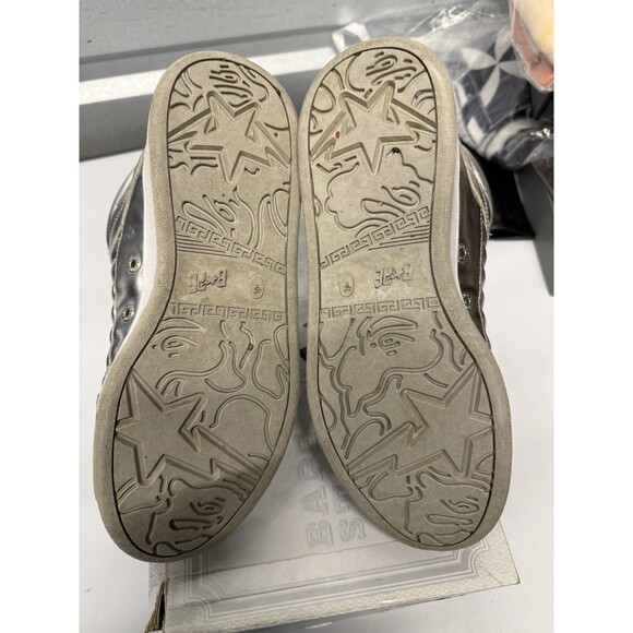 A Bathing Ape (BAPE) 88 SK8 Sta \'Silver\' High Top Foil 191-063 9.5 main image 4